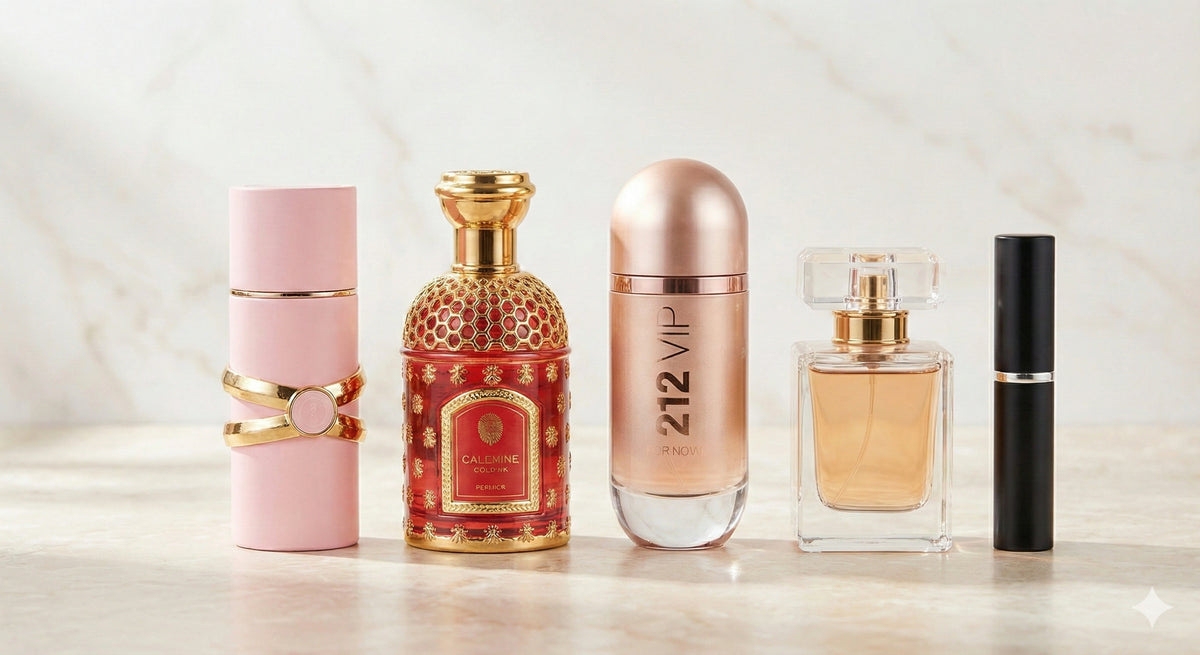 Amore Luxury: 4 fragancias exclusivas + atomizador de viaje.