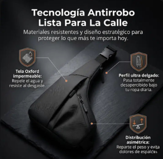Bolso Manos Libres Antirrobo SafetyBag