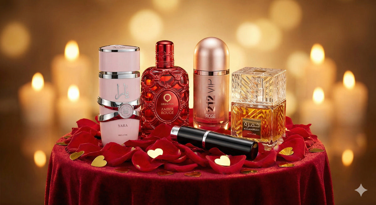 Amore Luxury: 4 fragancias exclusivas + atomizador de viaje.